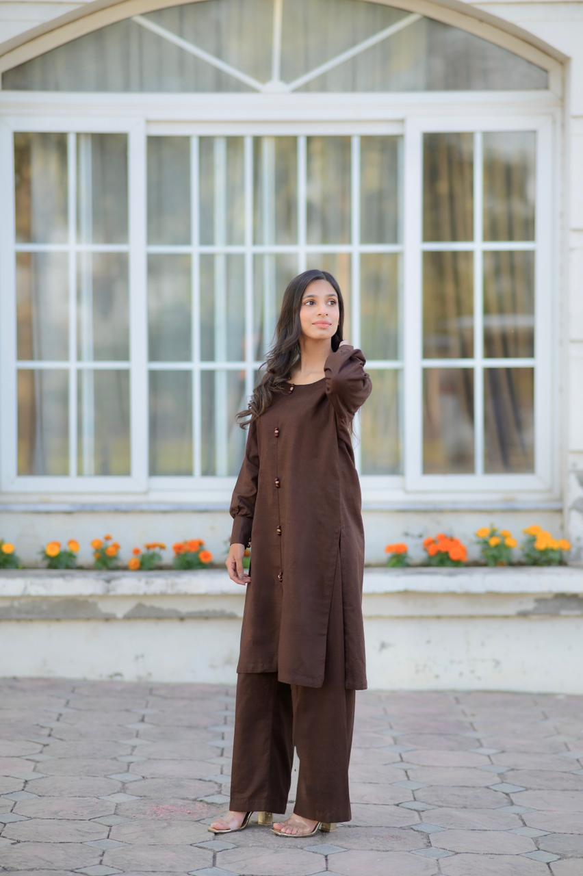 khaddar Suit (2 PCS stitched) - Image 2